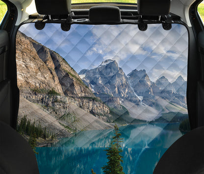 Rocky Mountain Print Pet Car Back Seat Cover