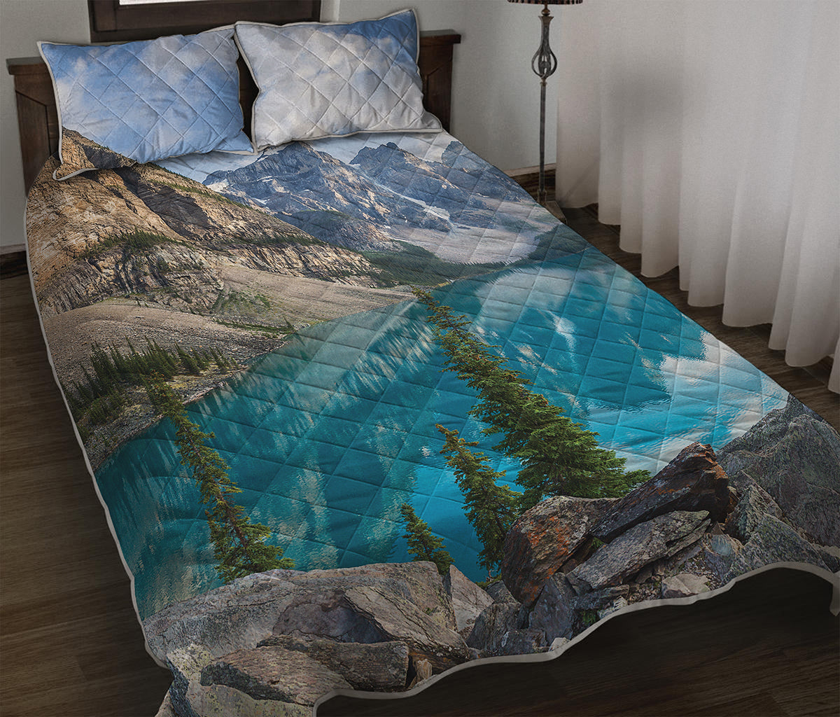 Rocky Mountain Print Quilt Bed Set