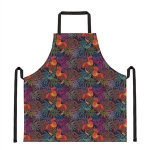 Rooster And Rowan Pattern Print Apron