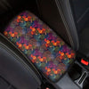 Rooster And Rowan Pattern Print Car Center Console Cover