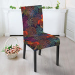 Rooster And Rowan Pattern Print Dining Chair Slipcover
