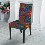 Rooster And Rowan Pattern Print Dining Chair Slipcover