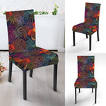 Rooster And Rowan Pattern Print Dining Chair Slipcover