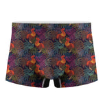 Rooster And Rowan Pattern Print Men's Boxer Briefs