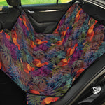 Rooster And Rowan Pattern Print Pet Car Back Seat Cover