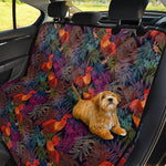 Rooster And Rowan Pattern Print Pet Car Back Seat Cover