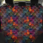 Rooster And Rowan Pattern Print Pet Car Back Seat Cover