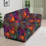 Rooster And Rowan Pattern Print Sofa Cover