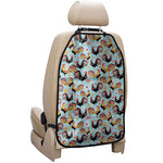 Rooster And Snowflake Pattern Print Car Seat Organizers