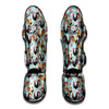 Rooster And Snowflake Pattern Print Muay Thai Shin Guard