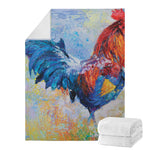 Rooster Painting Print Blanket