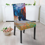 Rooster Painting Print Dining Chair Slipcover