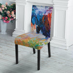 Rooster Painting Print Dining Chair Slipcover