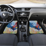 Rooster Painting Print Front Car Floor Mats