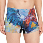 Rooster Painting Print Men's Boxer Briefs