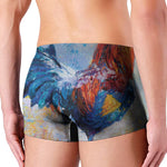 Rooster Painting Print Men's Boxer Briefs
