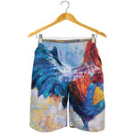 Rooster Painting Print Men's Shorts