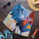 Rooster Painting Print Men's Shorts