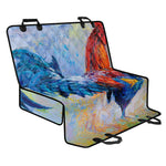 Rooster Painting Print Pet Car Back Seat Cover