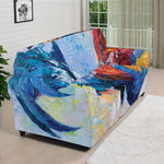 Rooster Painting Print Sofa Cover