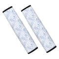 Rooster Plaid Pattern Print Car Seat Belt Covers