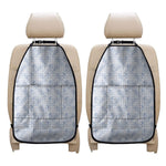 Rooster Plaid Pattern Print Car Seat Organizers