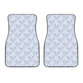 Rooster Plaid Pattern Print Front Car Floor Mats