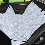 Rooster Plaid Pattern Print Pet Car Back Seat Cover