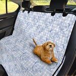 Rooster Plaid Pattern Print Pet Car Back Seat Cover