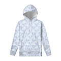 Rooster Plaid Pattern Print Pullover Hoodie