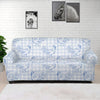 Rooster Plaid Pattern Print Sofa Cover