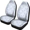 Rooster Plaid Pattern Print Universal Fit Car Seat Covers