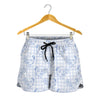 Rooster Plaid Pattern Print Women's Shorts