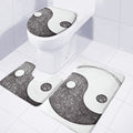 Roots Yin Yang Print 3 Piece Bath Mat Set