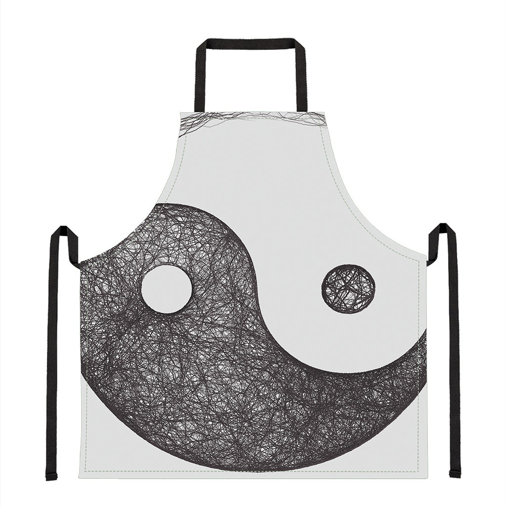 Roots Yin Yang Print Apron