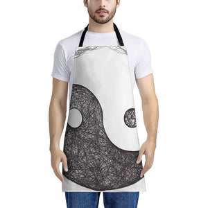 Roots Yin Yang Print Apron