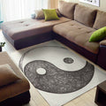 Roots Yin Yang Print Floor Mat