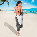 Roots Yin Yang Print Beach Sarong Wrap