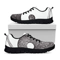 Roots Yin Yang Print Black Running Shoes