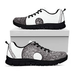 Roots Yin Yang Print Black Sneakers