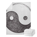 Roots Yin Yang Print Blanket