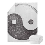 Roots Yin Yang Print Blanket