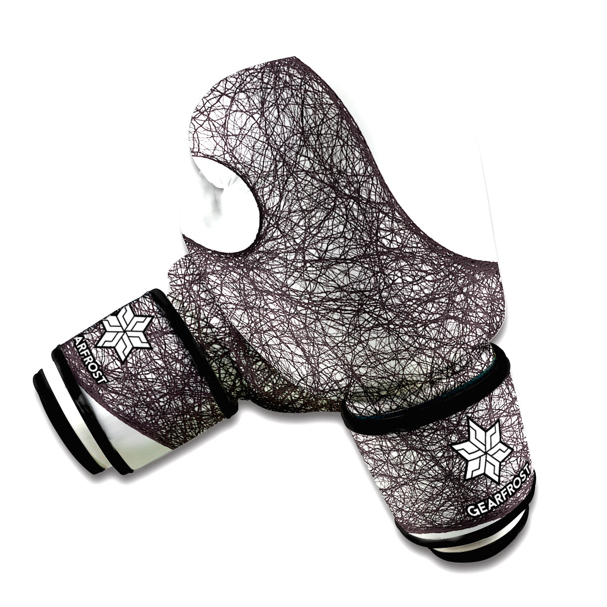 Roots Yin Yang Print Boxing Gloves