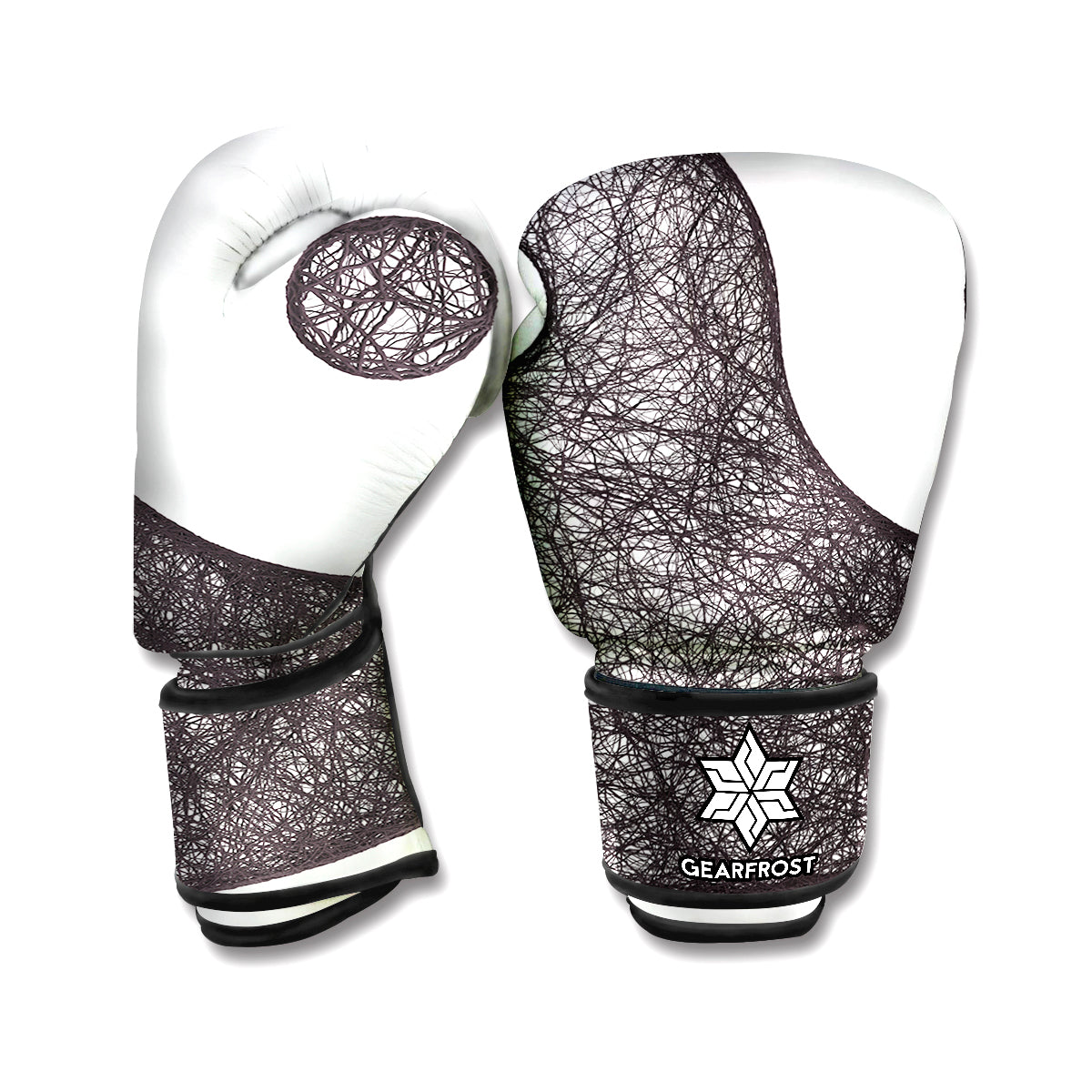 Roots Yin Yang Print Boxing Gloves