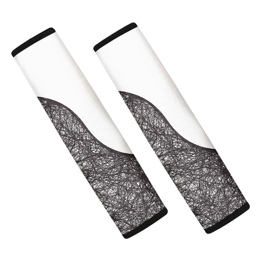Roots Yin Yang Print Car Seat Belt Covers