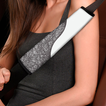 Roots Yin Yang Print Car Seat Belt Covers