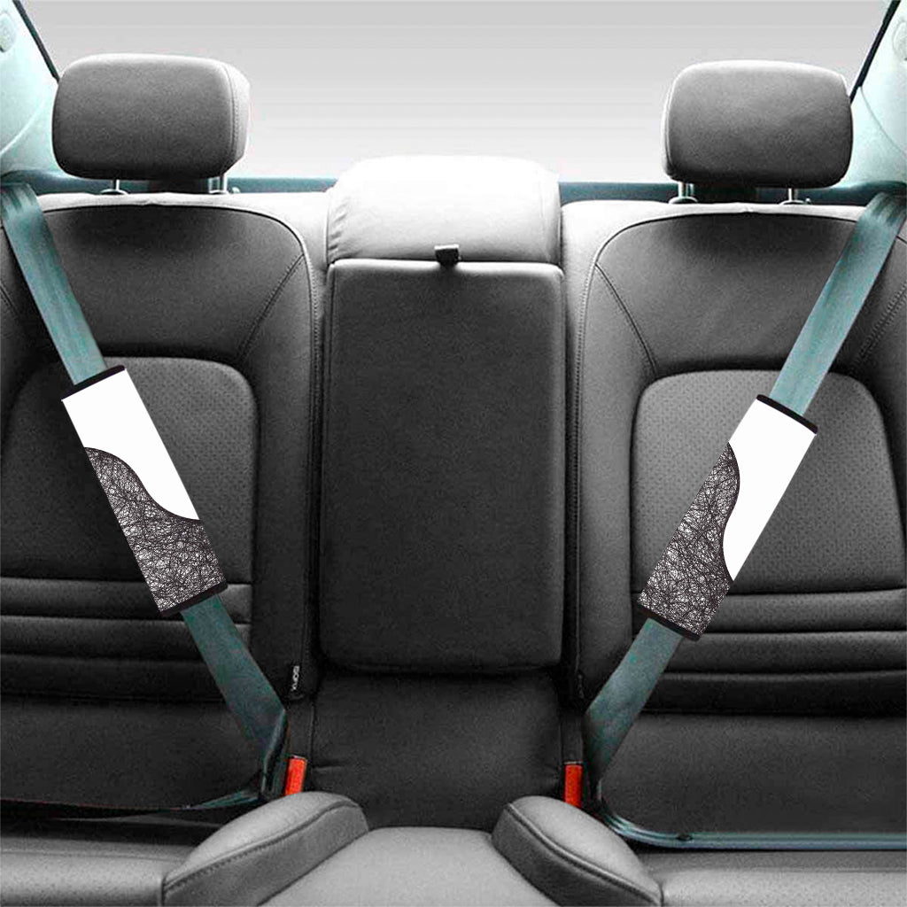 Roots Yin Yang Print Car Seat Belt Covers