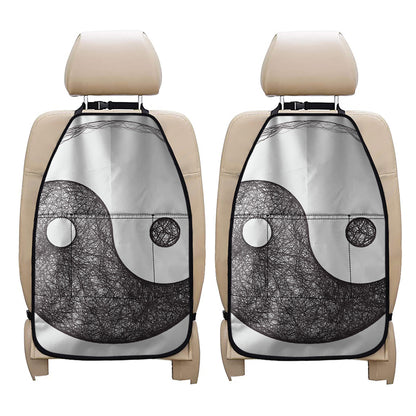 Roots Yin Yang Print Car Seat Organizers