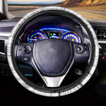 Roots Yin Yang Print Car Steering Wheel Cover