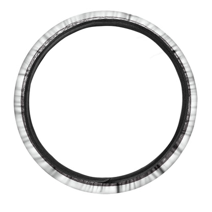 Roots Yin Yang Print Car Steering Wheel Cover